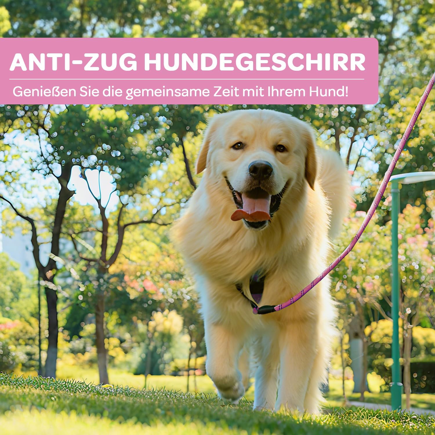 Thumbnail 6 de FURRYFECTION Anti Zug Hundegeschirr Rosa