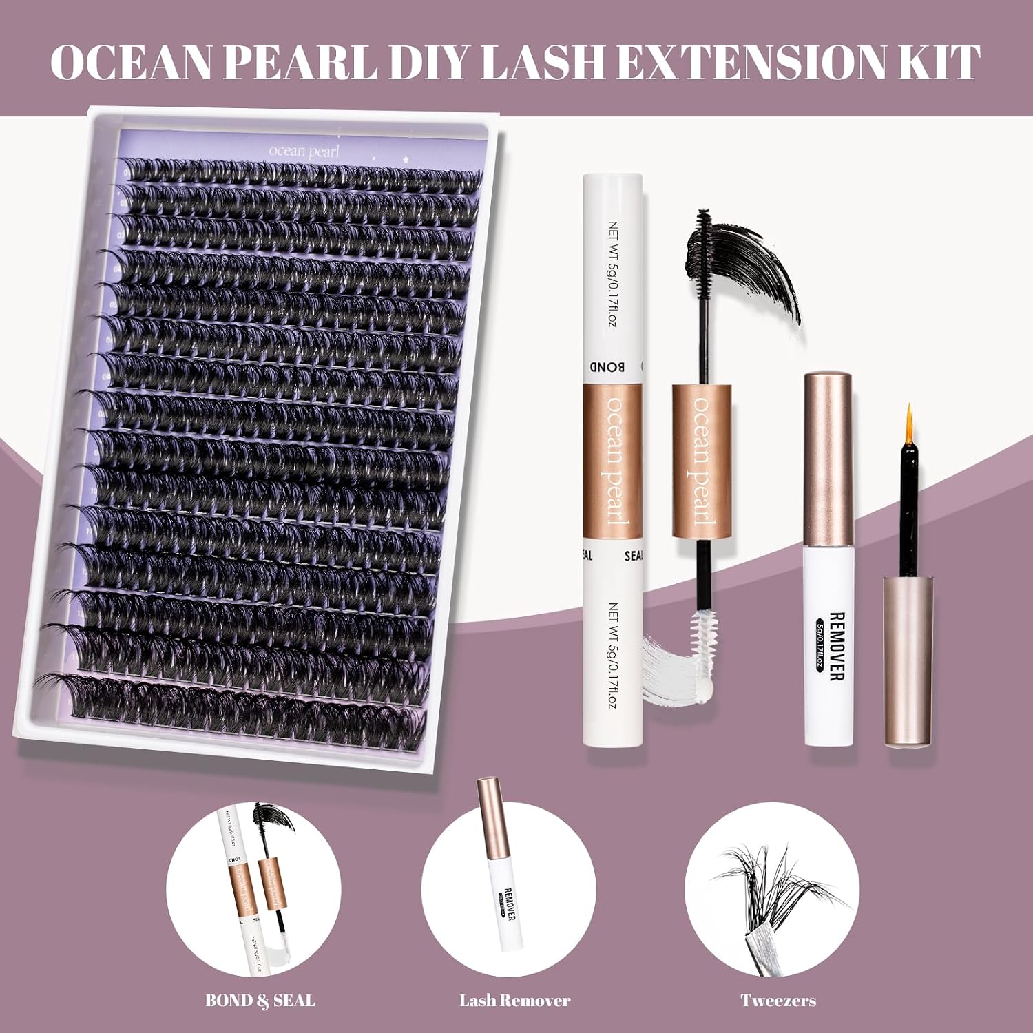 Thumbnail 4 de Ocean Pearl Lash Clusters 300pcs 💄