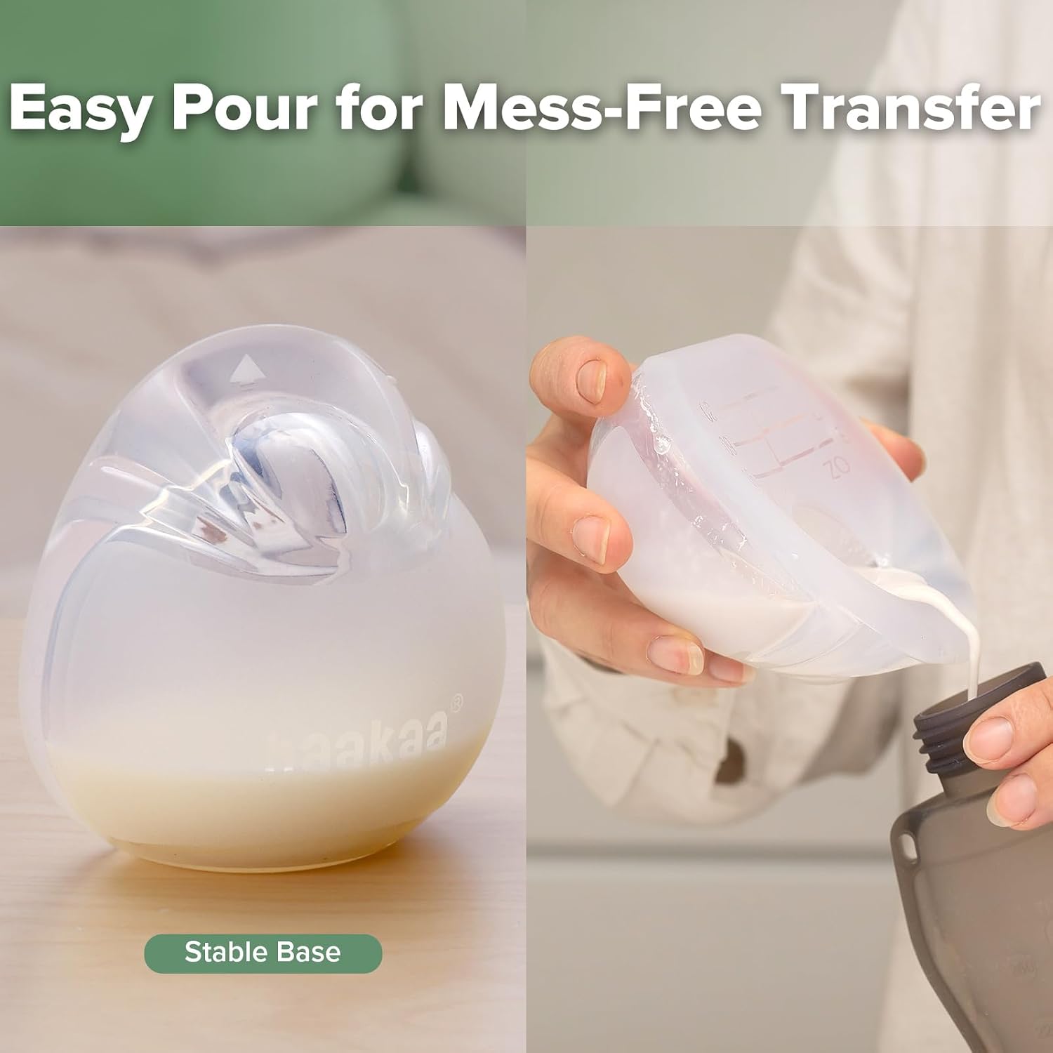 Thumbnail 6 de haakaa Halo Silicone Breast Milk Collector – Wearable Hands-Free Breast Pump (3oz/90ml)