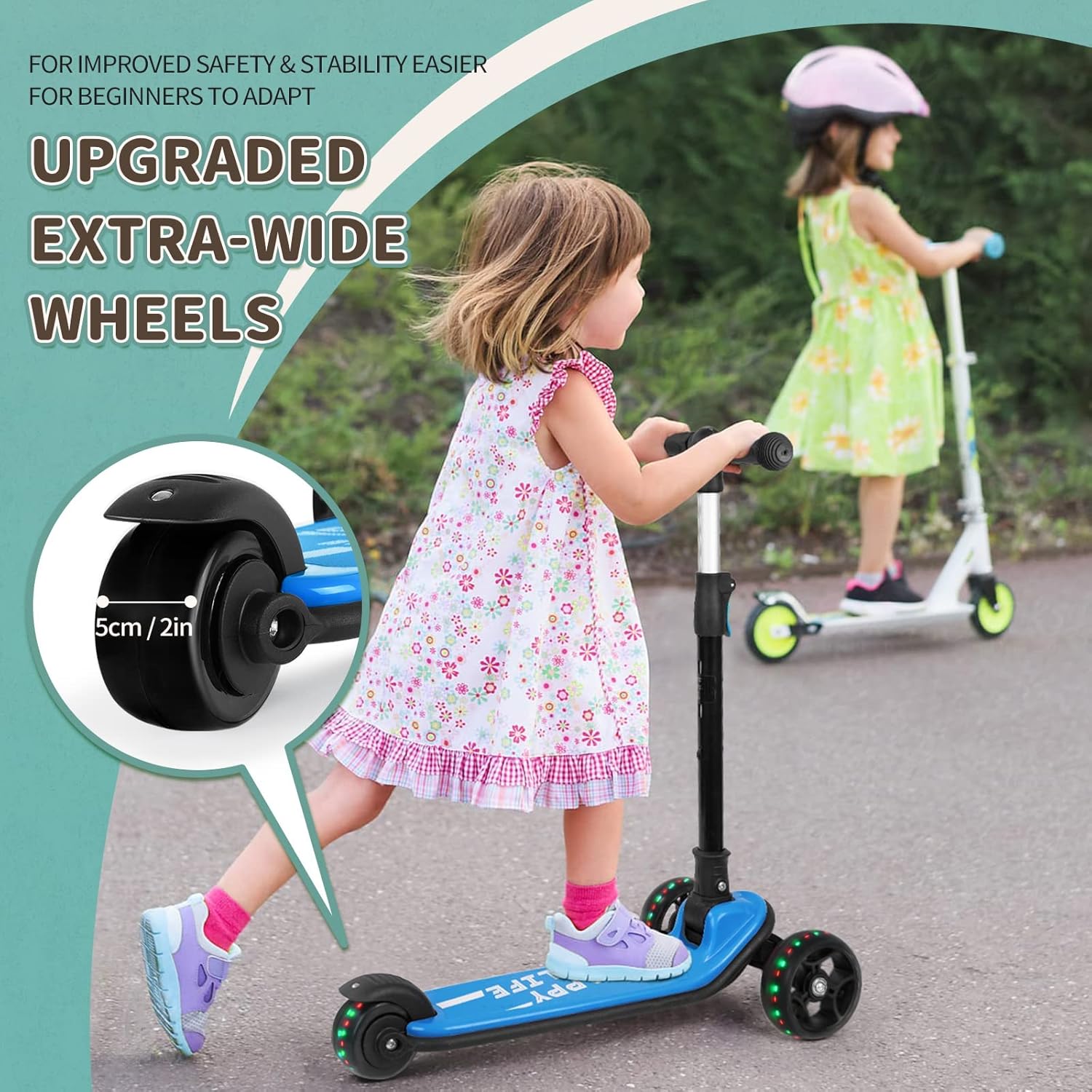 Thumbnail 5 de besrey Kinder-Scooter 3–8 Jahre 🛴