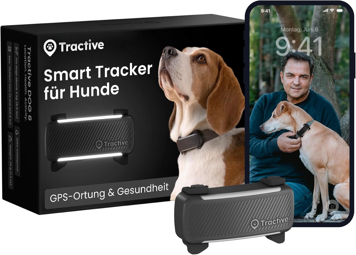 Tractive 2025 Edition GPS Tracker Hund