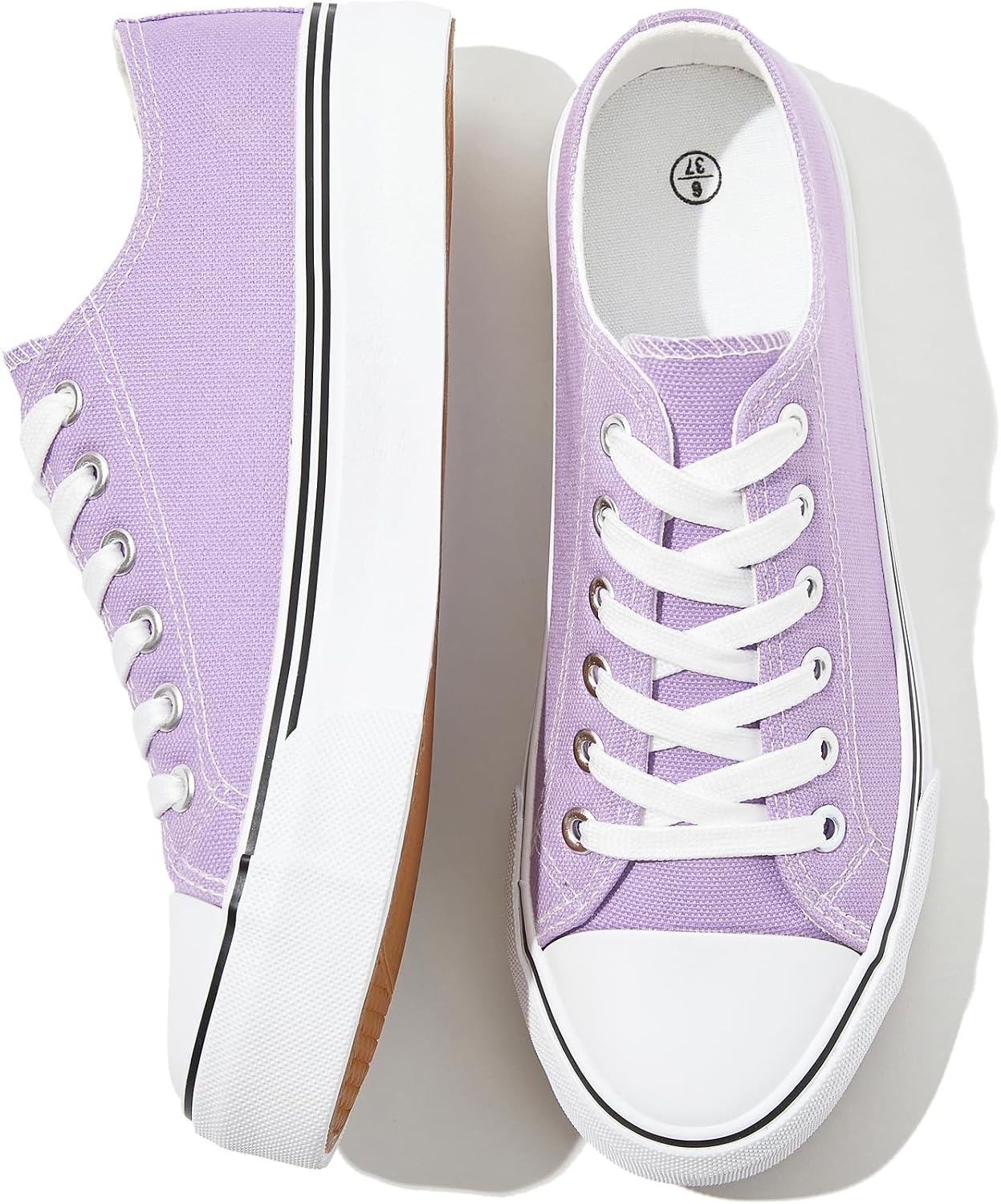 Thumbnail 4 de FRACORA Womens Canvas Low Top Sneakers