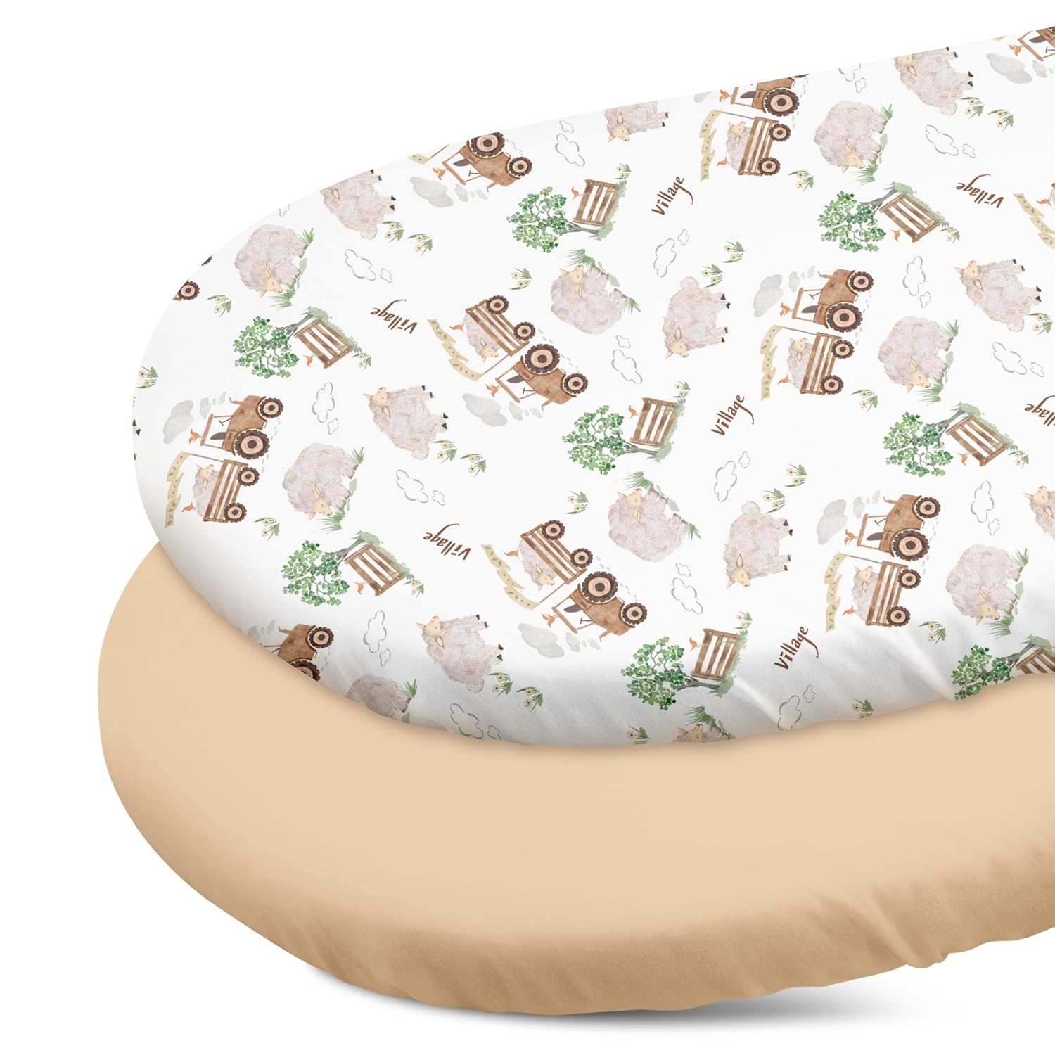 Detalle de Gllquen Bassinet Sheets 32x16