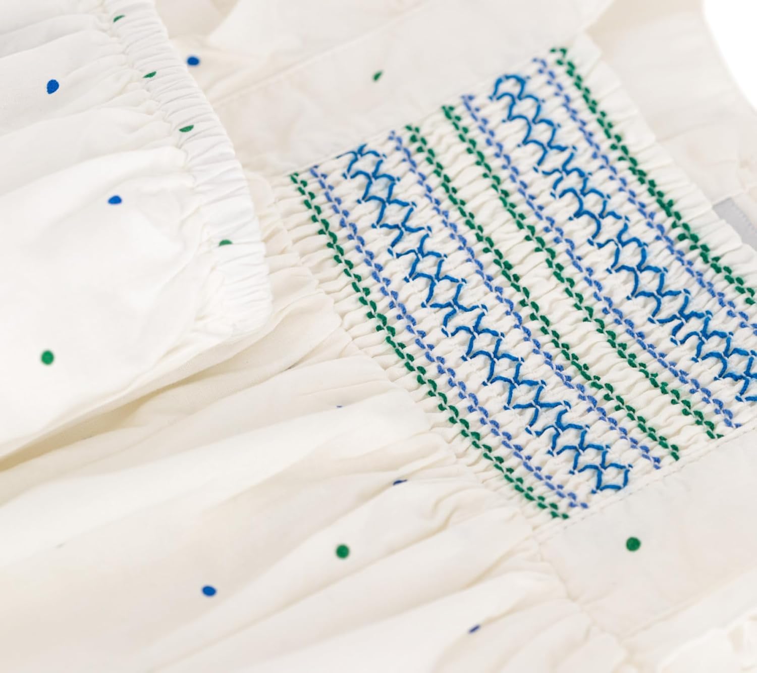 Thumbnail 4 de Petit Bateau robe manches courtes et bloomer bébé fille en coton blanc à pois