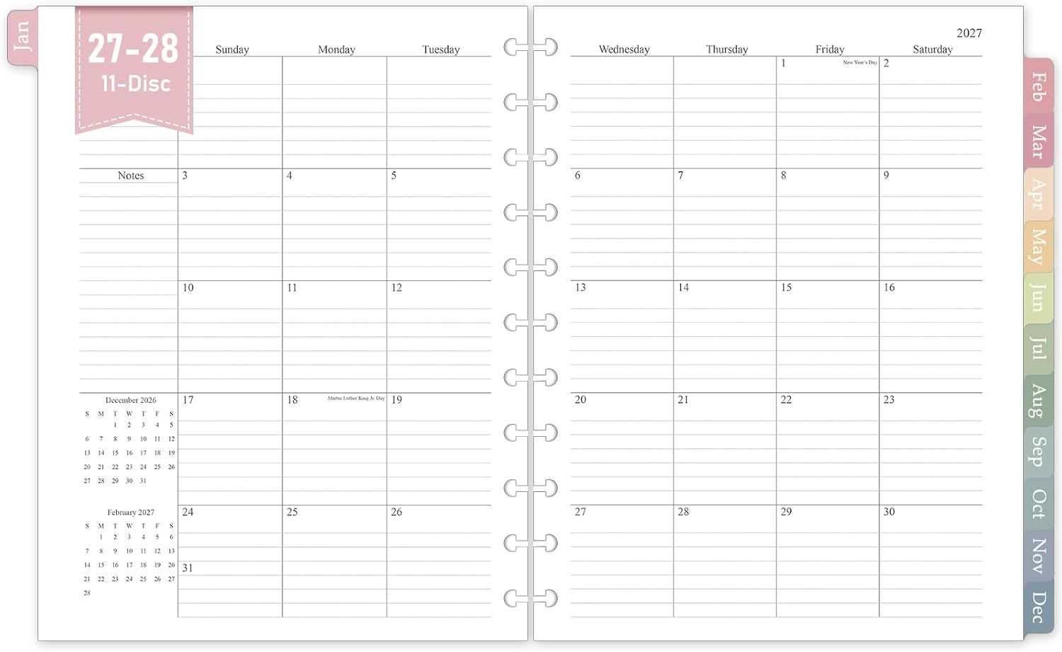 Thumbnail 6 de Monthly Planner Refill, 8-Disc