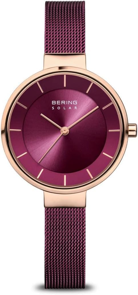 Thumbnail 4 de BERING Damen Solar Uhr 31 mm – Edelstahlgehäuse, Milanaisearmband, Saphirglas, 5 ATM