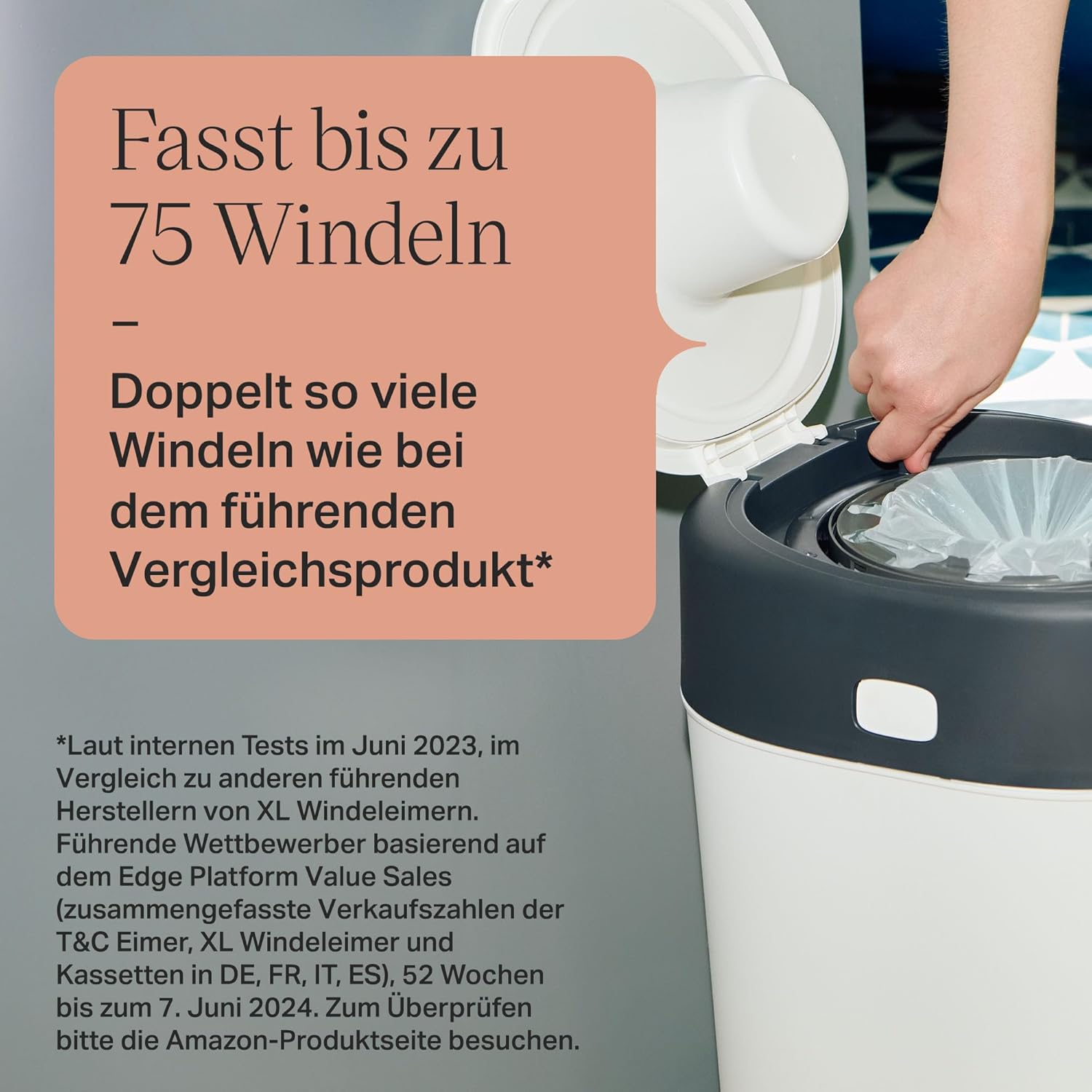 Thumbnail 4 de Tommee Tippee Twist & Click XL 75 Windeln