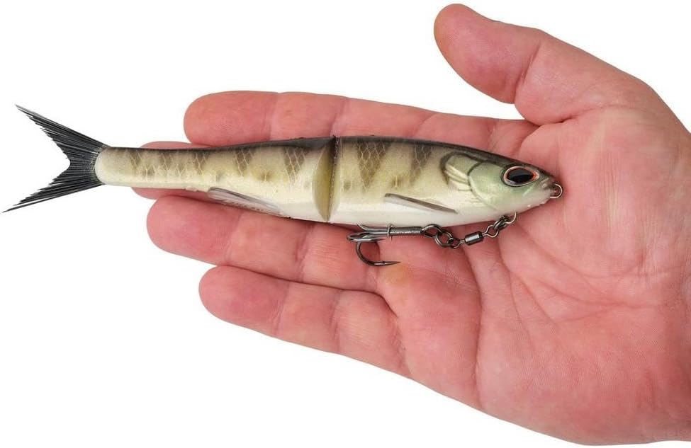 Thumbnail 1 de Berkley PowerBait Nessie Appât Souple pour pêche – coloris perche, 17,8 cm