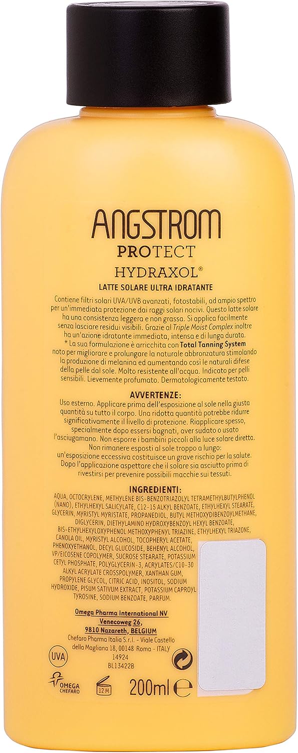 Thumbnail 1 de ANGSTROM Protect Latte Solare Corpo SPF 50+ – Idratazione prolungata per pelli sensibili, 200 ml