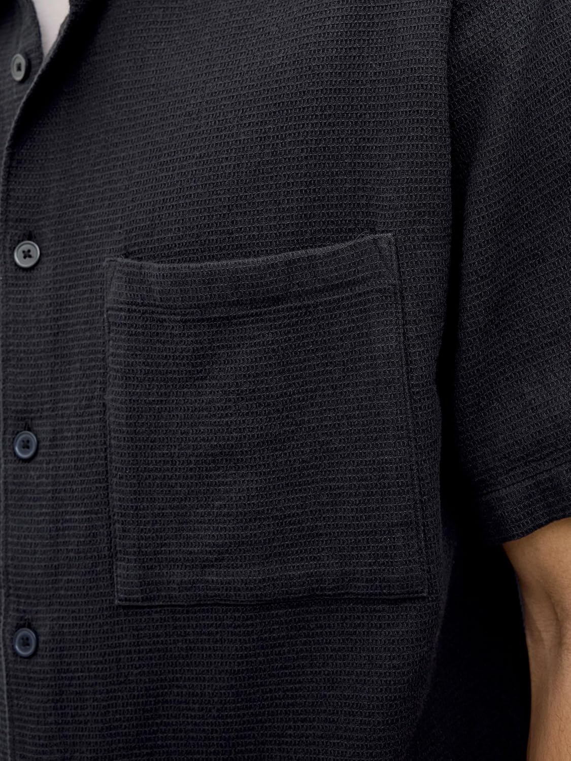 Detalle de JACK & JONES Jcodynamic Waffle T-Shirt SS Se25 Homme