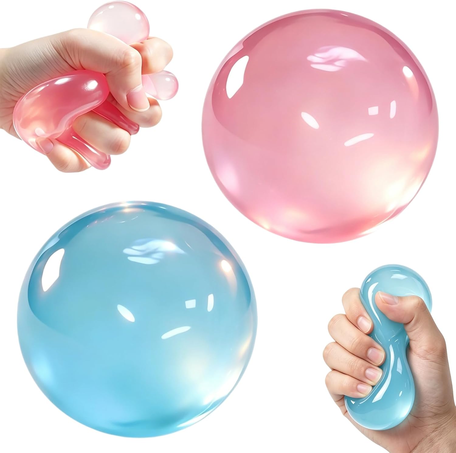 Thumbnail 6 de 3PCS Butter Squishy Stress Toy — Soft Gel Fidget Set for Anxiety Relief and Focus