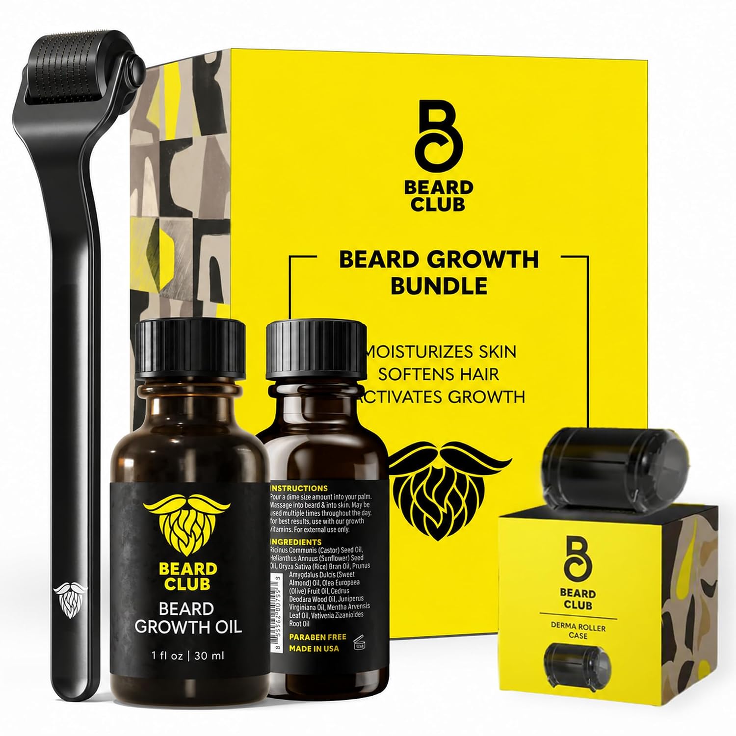 Beard Club Premium Derma Roller 540 🧔
