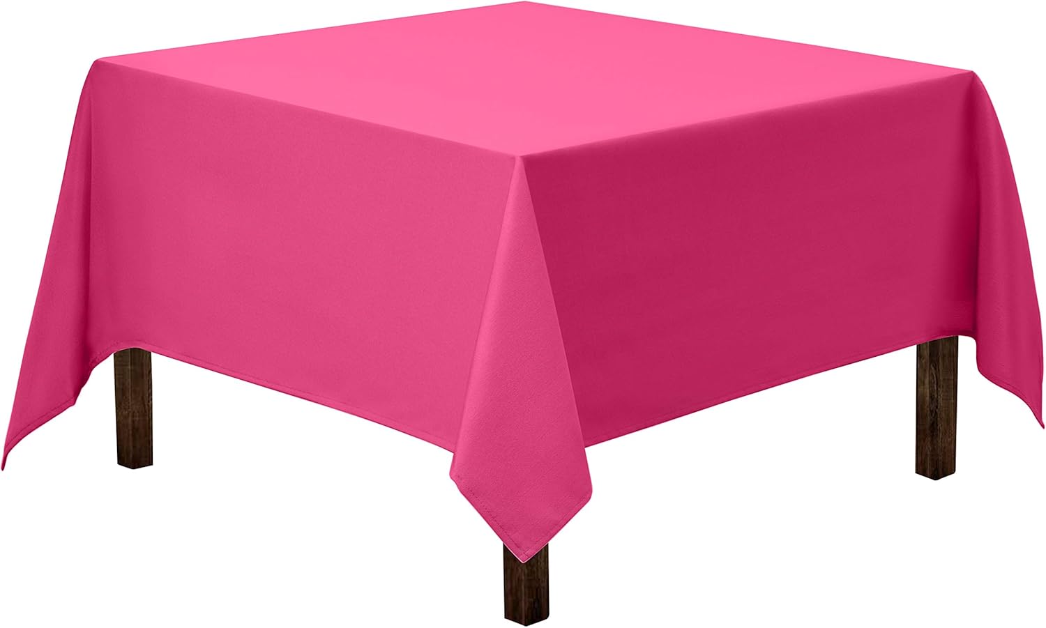 Thumbnail 6 de Gee Di Moda 85 x 85 Inch Burgundy Square Tablecloth: Heavy-Duty, Washable Polyester for Large Tables