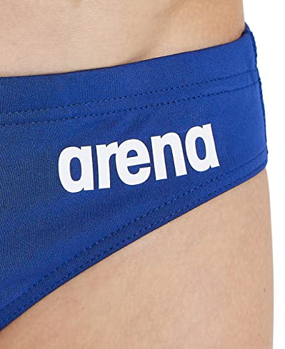 Detalle de ARENA Solid Team Junior Costume da Nuoto per Bambino – MaxLife Eco, asciugatura rapida e protezione UV 50+