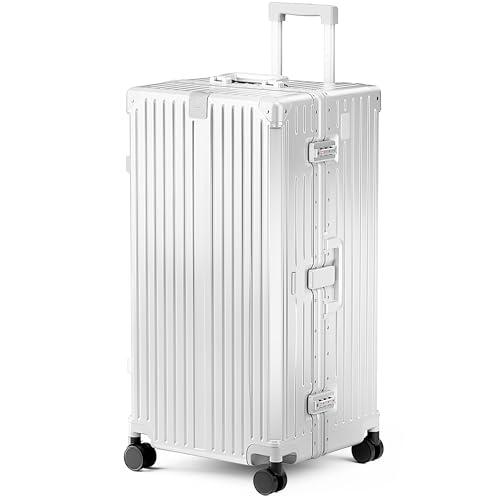 Detalle de ALPHA CAMP Valise XXL 105 L en polycarbonate, cadre aluminium et serrures TSA