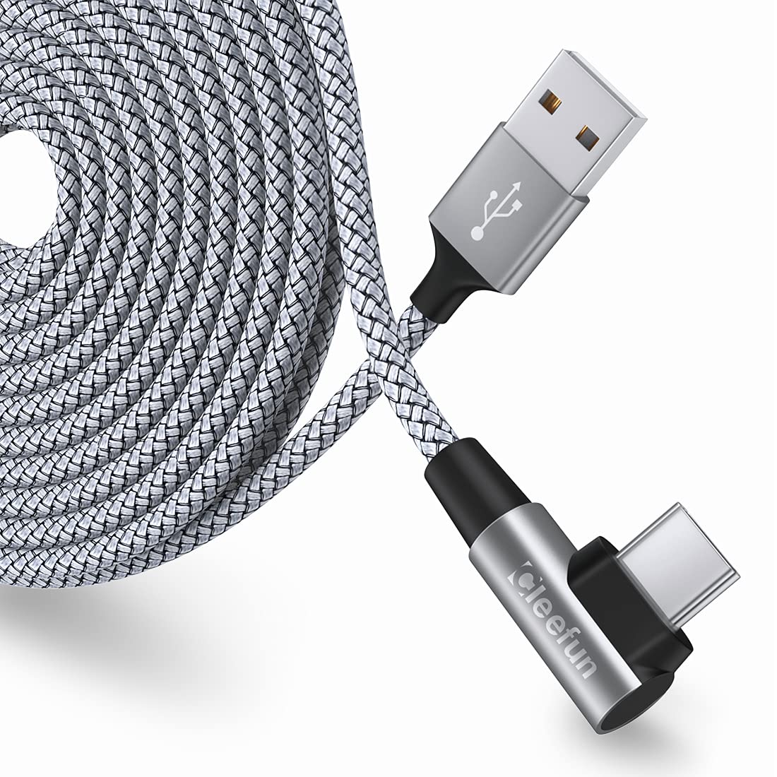 Detalle de CLEEFUN Right Angle USB C Cable 5m