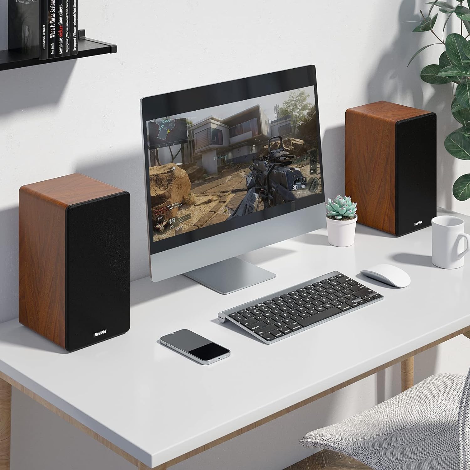 Thumbnail 5 de Saiyin Active Bookshelf Speakers 40W