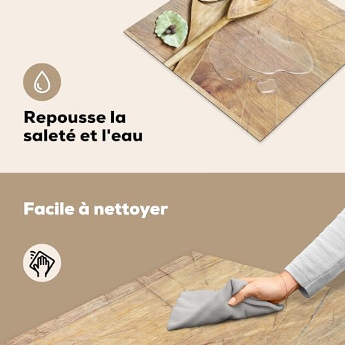 Detalle de KitchenYeah Protection Plaque Induction – Protège et Déco pour Plaque Vitrocéramique 60x52 cm