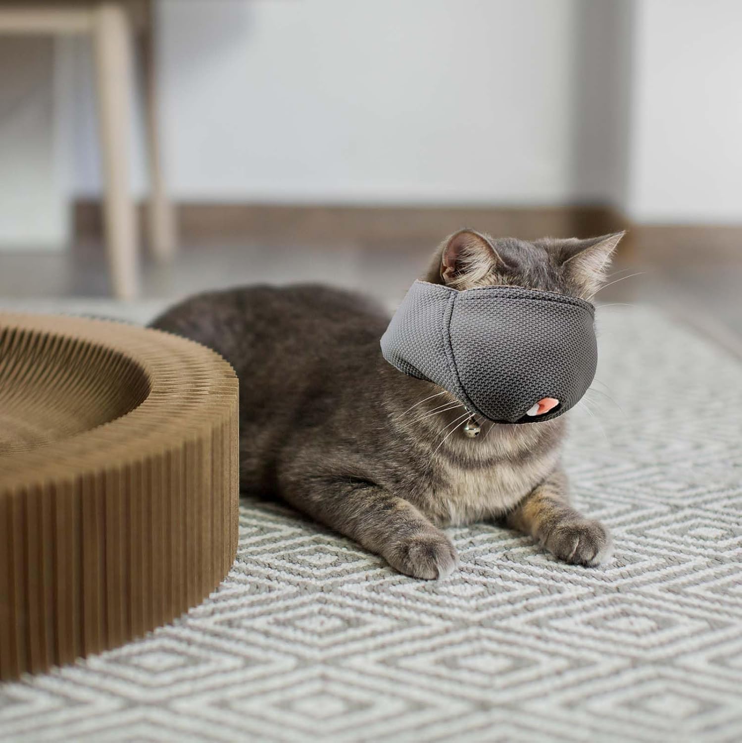 Detalle 2 de OHCOZZY cat muzzle mask L blue
