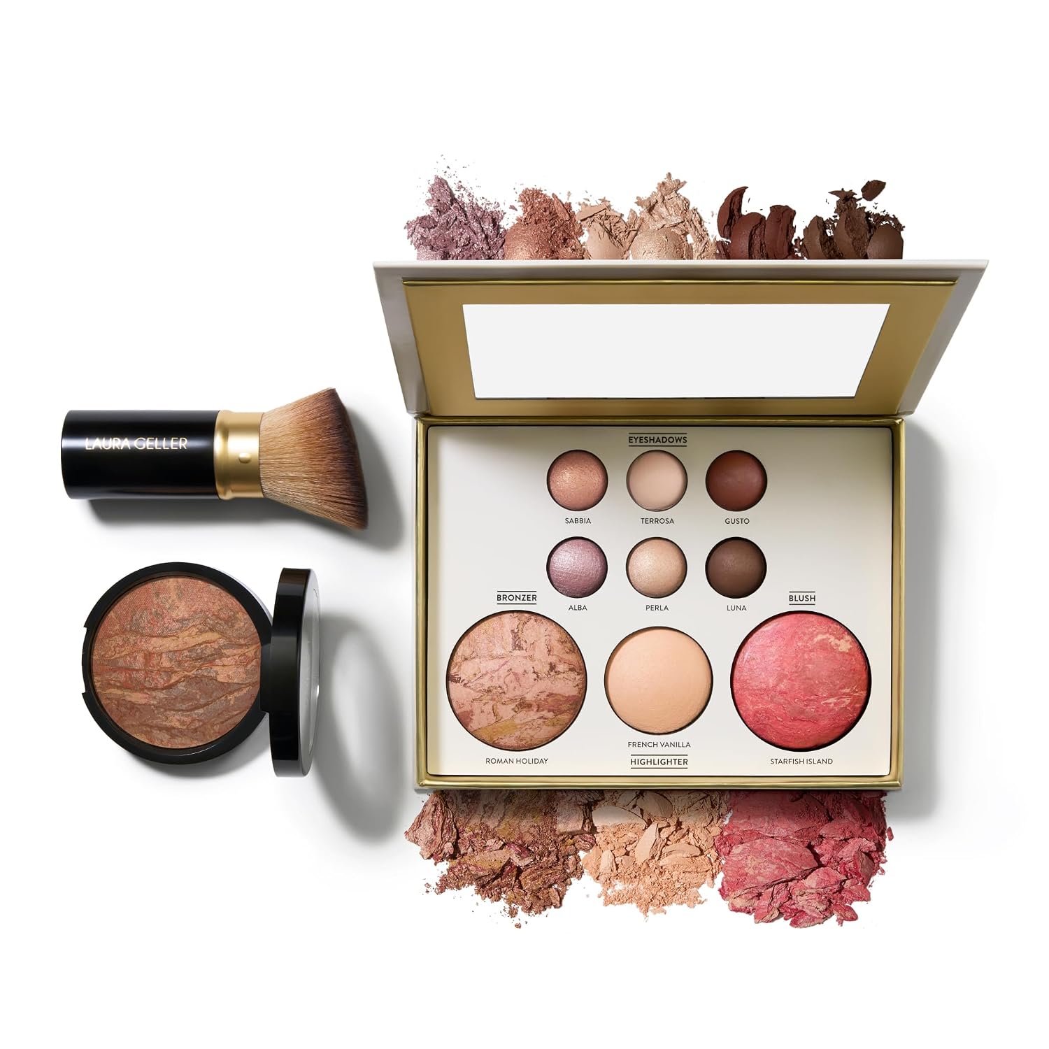 Detalle de LAURA GELLER Baked Starter Kit Holiday 2025