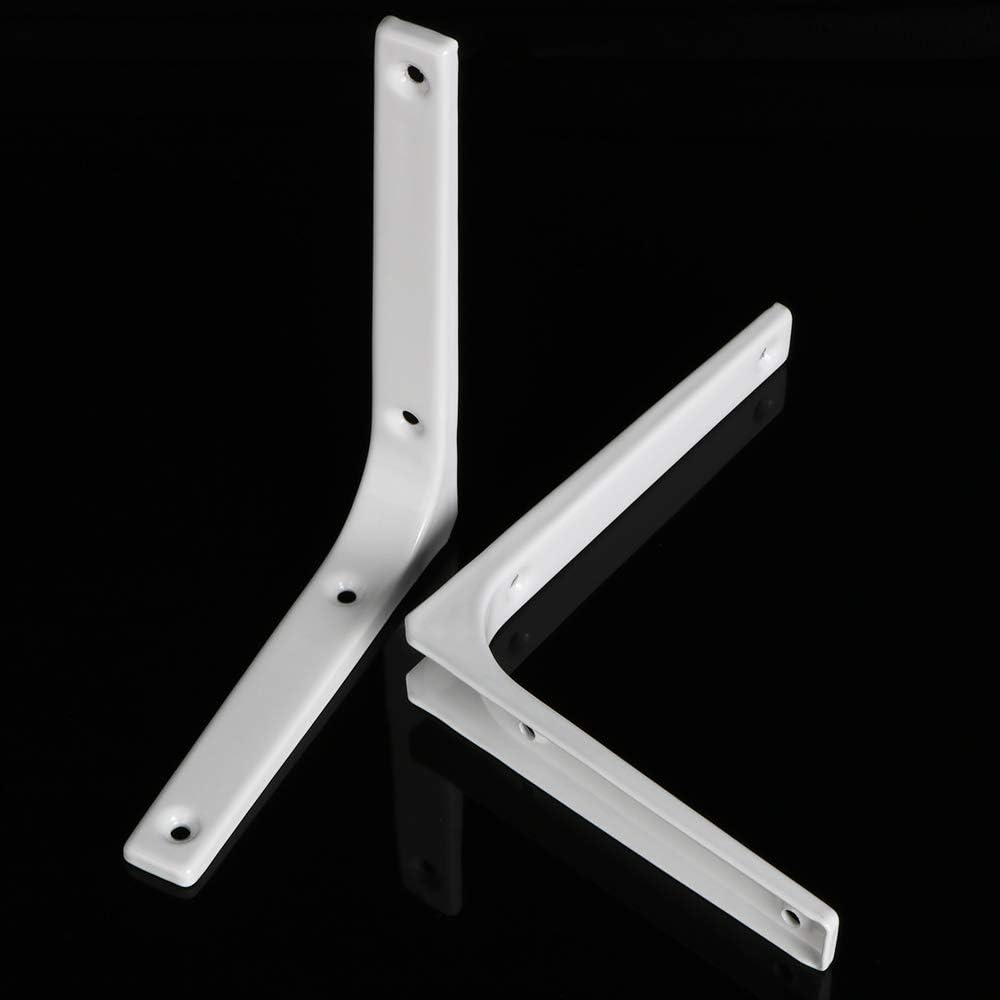 Detalle 2 de Sayayo Shelf Bracket Corner Brace (EJR150W-4P) – 150mm x 125mm, White Finish, 4 Pack