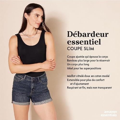Thumbnail 1 de Amazon Essentials Débardeur Coupe Ajustée Femme - Lot de 2, Prune, XXL