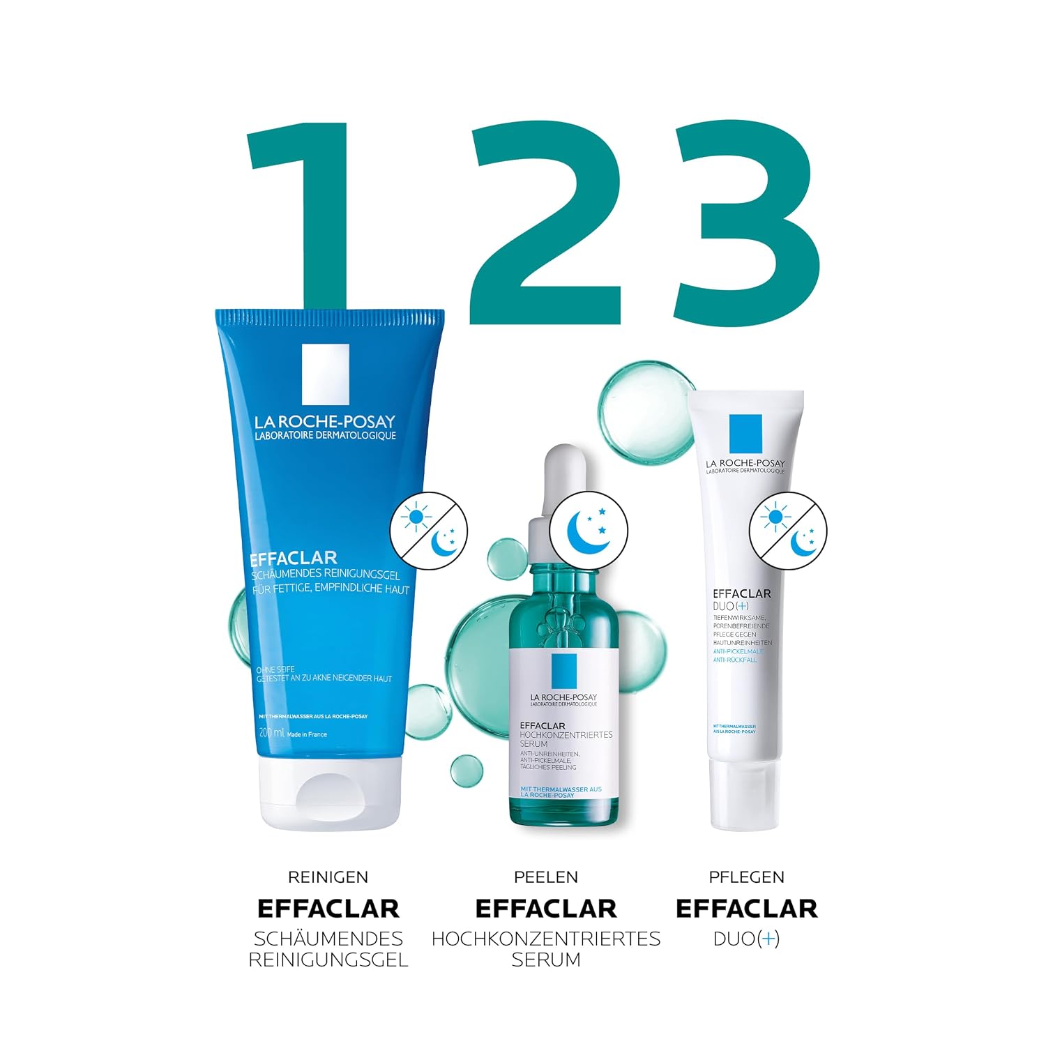 Thumbnail 6 de La Roche-Posay Effaclar hochkonzentriertes Serum mit Niacinamid & Salicylsäure, peelende Wirkung (30 ml)