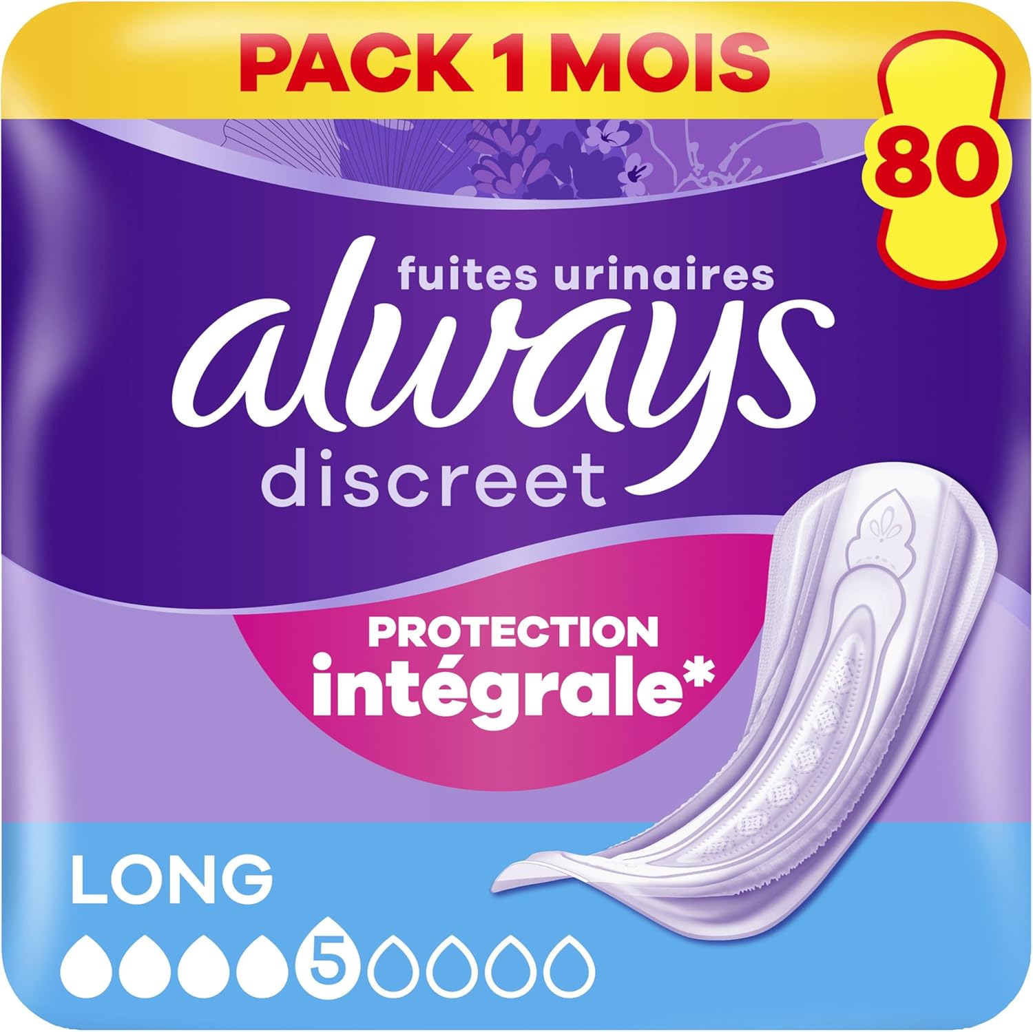 Detalle de Always Discreet 64 serviettes incontinence 🚺