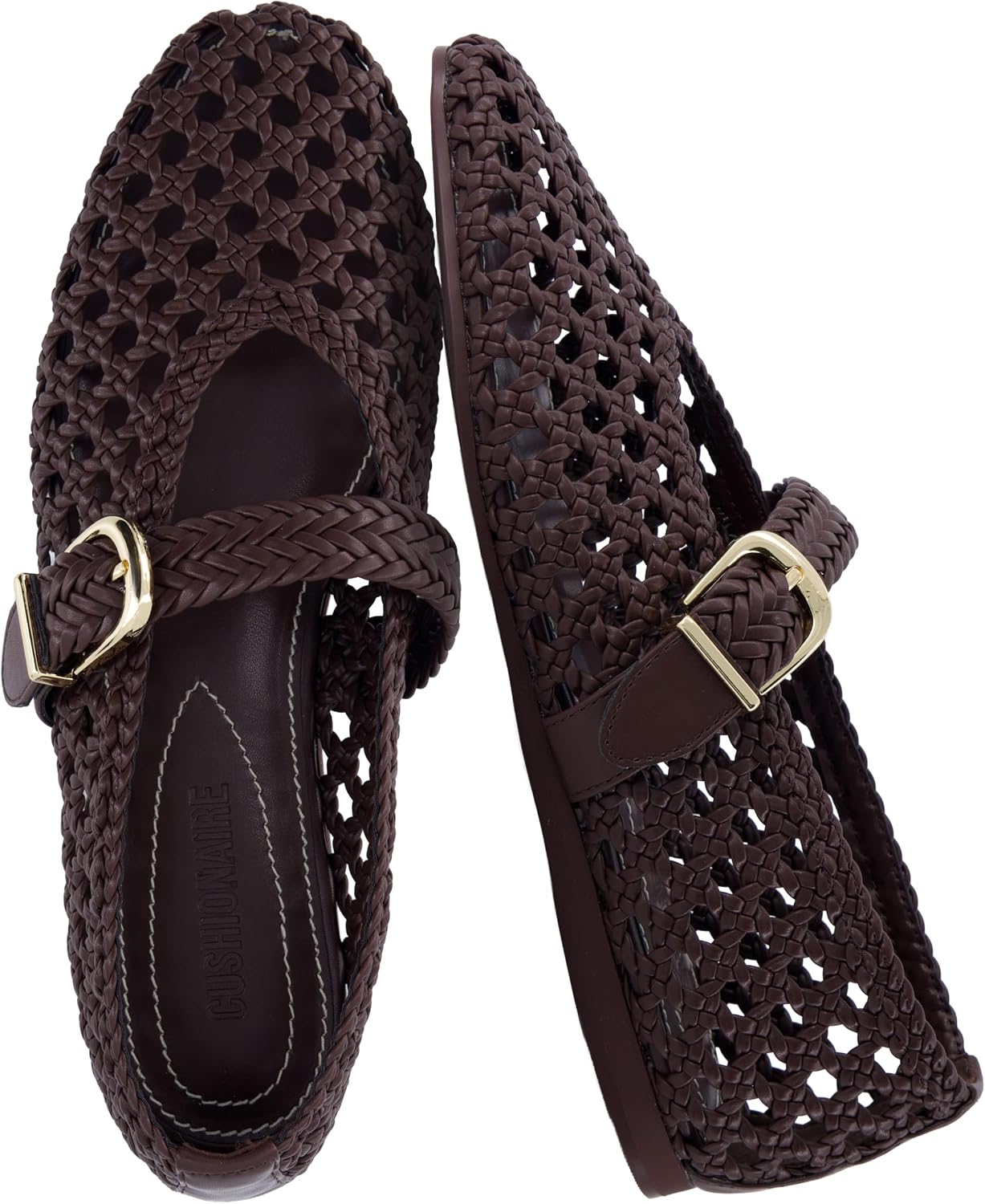 Detalle de CUSHIONAIRE Mary Jane Flats with Memory Foam