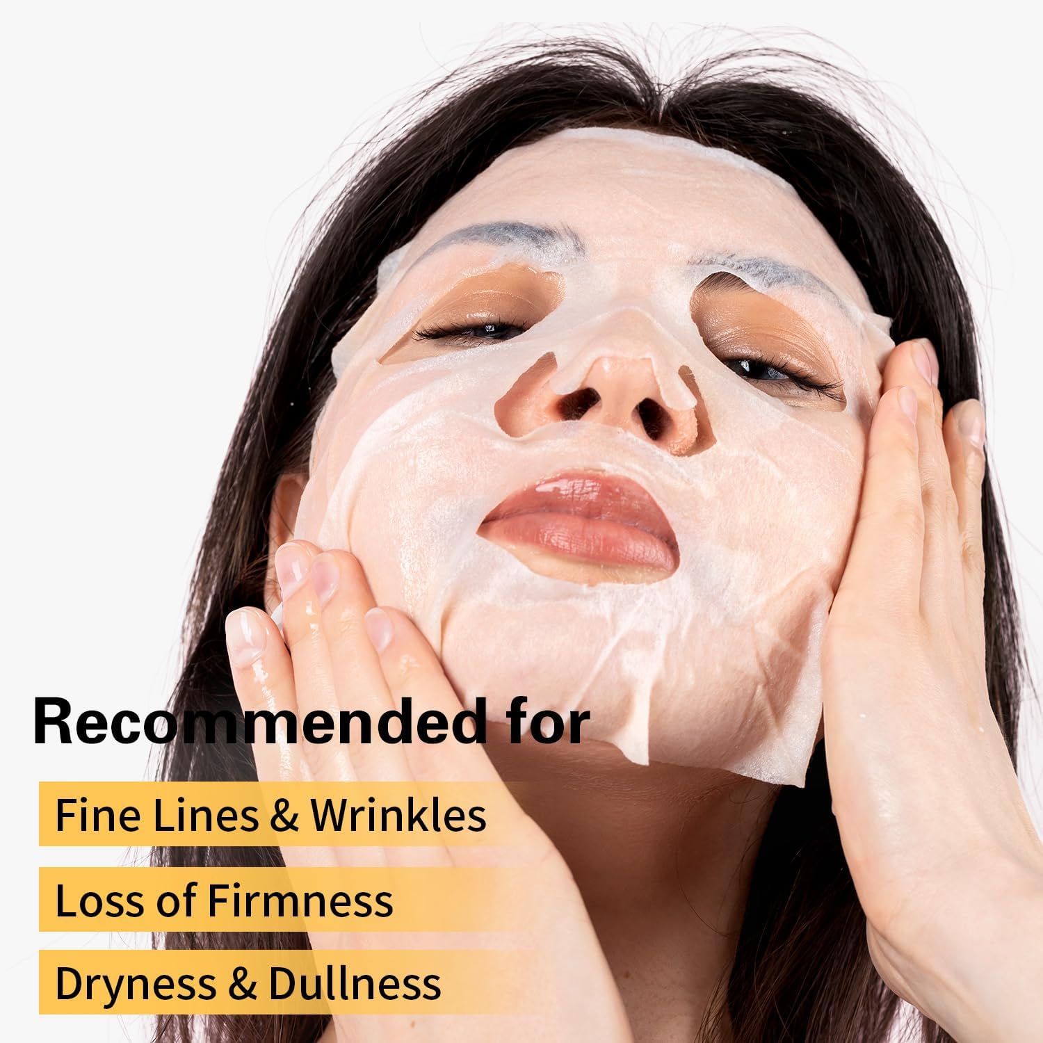 Thumbnail 4 de RAZUYEN ansiktsmasker, 10-pack med hyaluronsyra och peptider