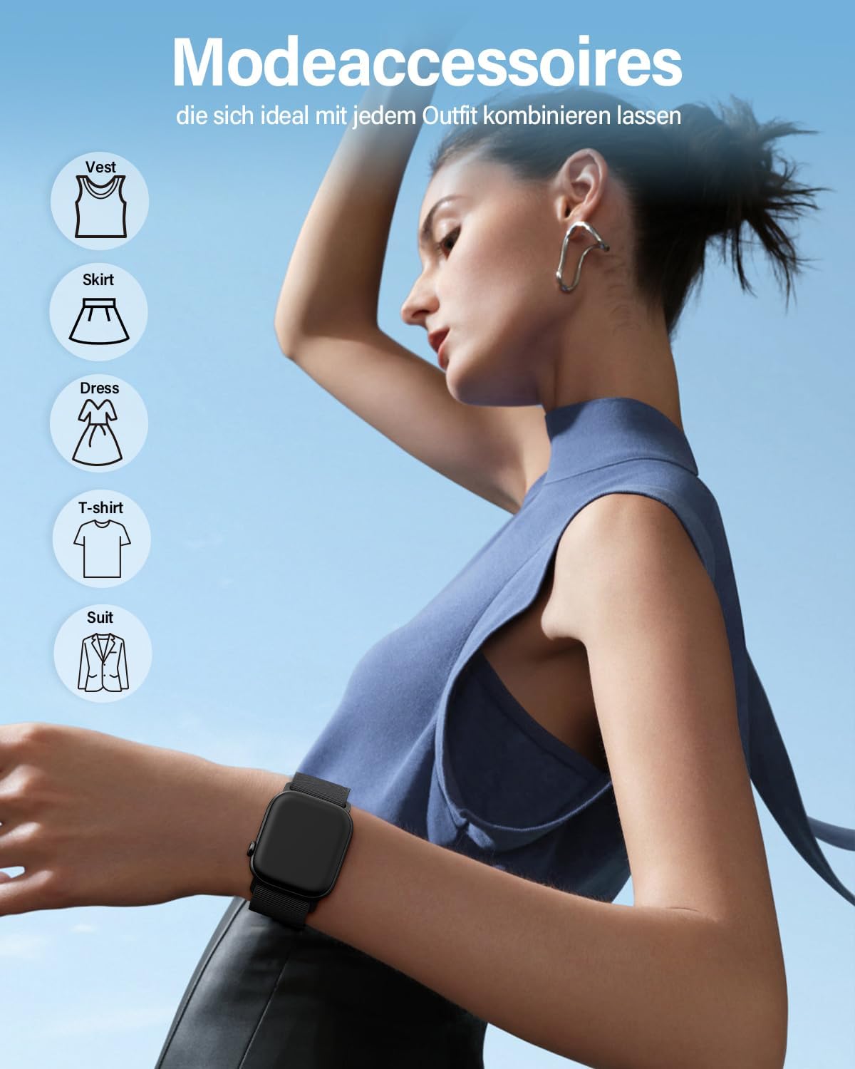 Thumbnail 2 de Jiamus Elastisches Armband 40–46 mm