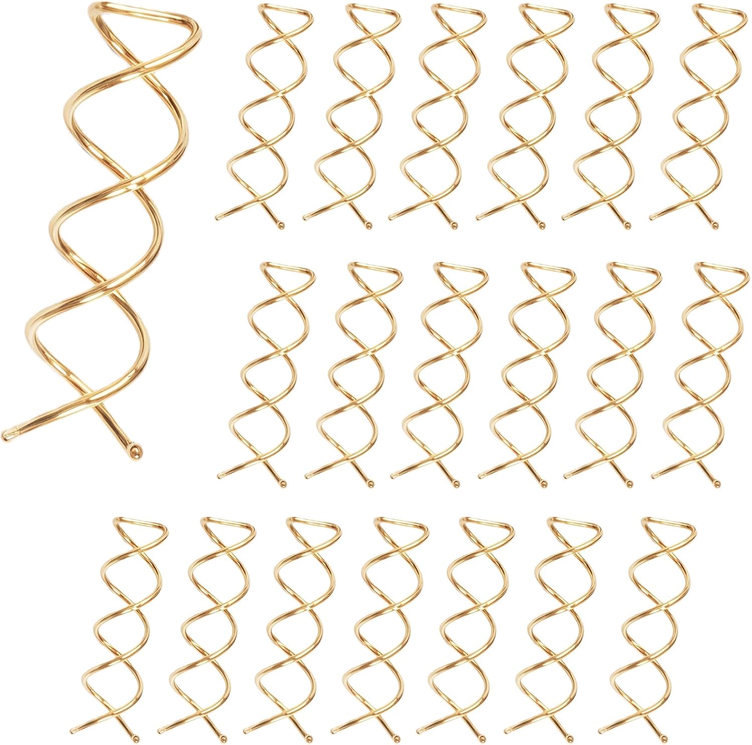 Thumbnail 6 de Aucuu Lot de 300 épingles à chignon en métal mixte avec boîte de rangement transparente