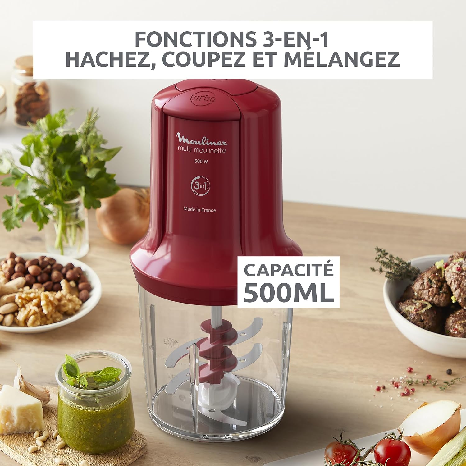 Detalle 2 de Moulinex AT714G32 hachoir 500 W 🍽