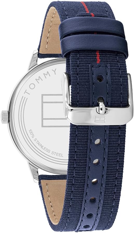 Thumbnail 2 de Tommy Hilfiger Herren-Quarzuhr 1791844 mit marineblauem Nylonband – Analog, 43 mm