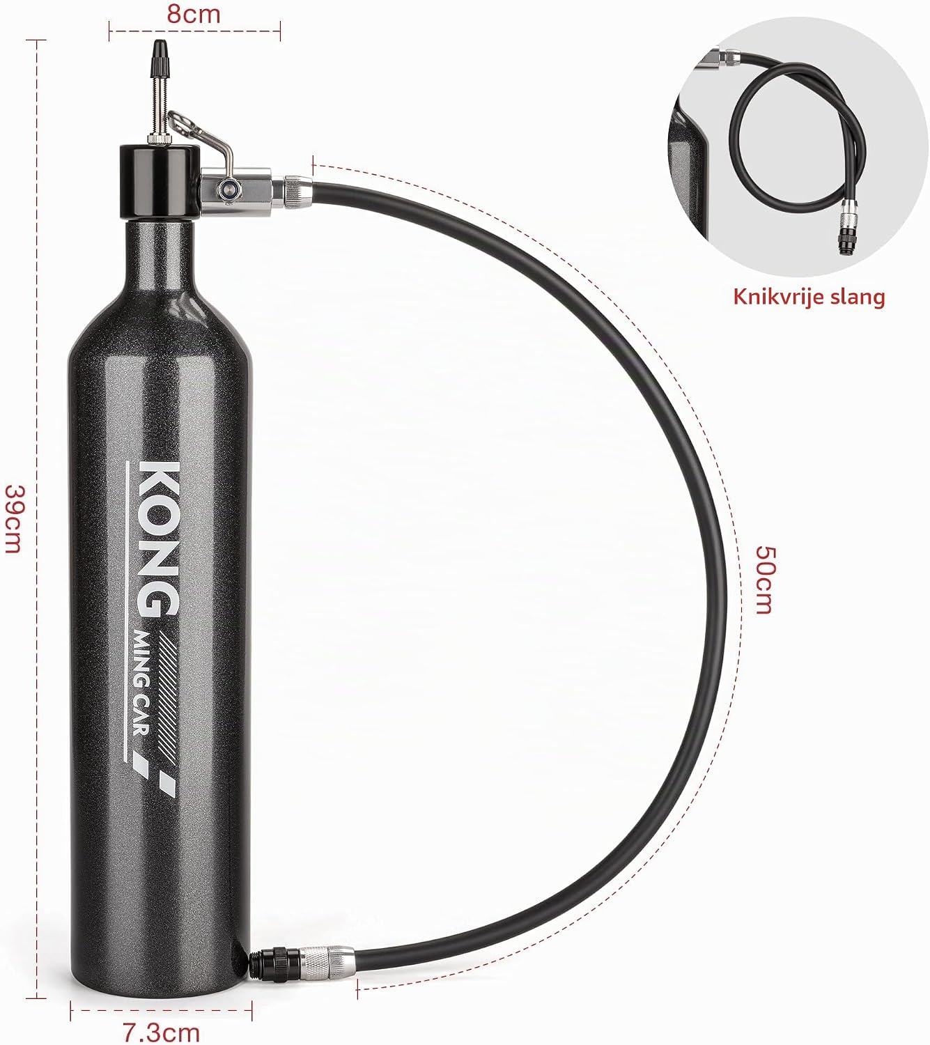 Thumbnail 2 de KONG MING CAR KMC-0105 tubeless-bandbooster 1,1 liter, 160 psi