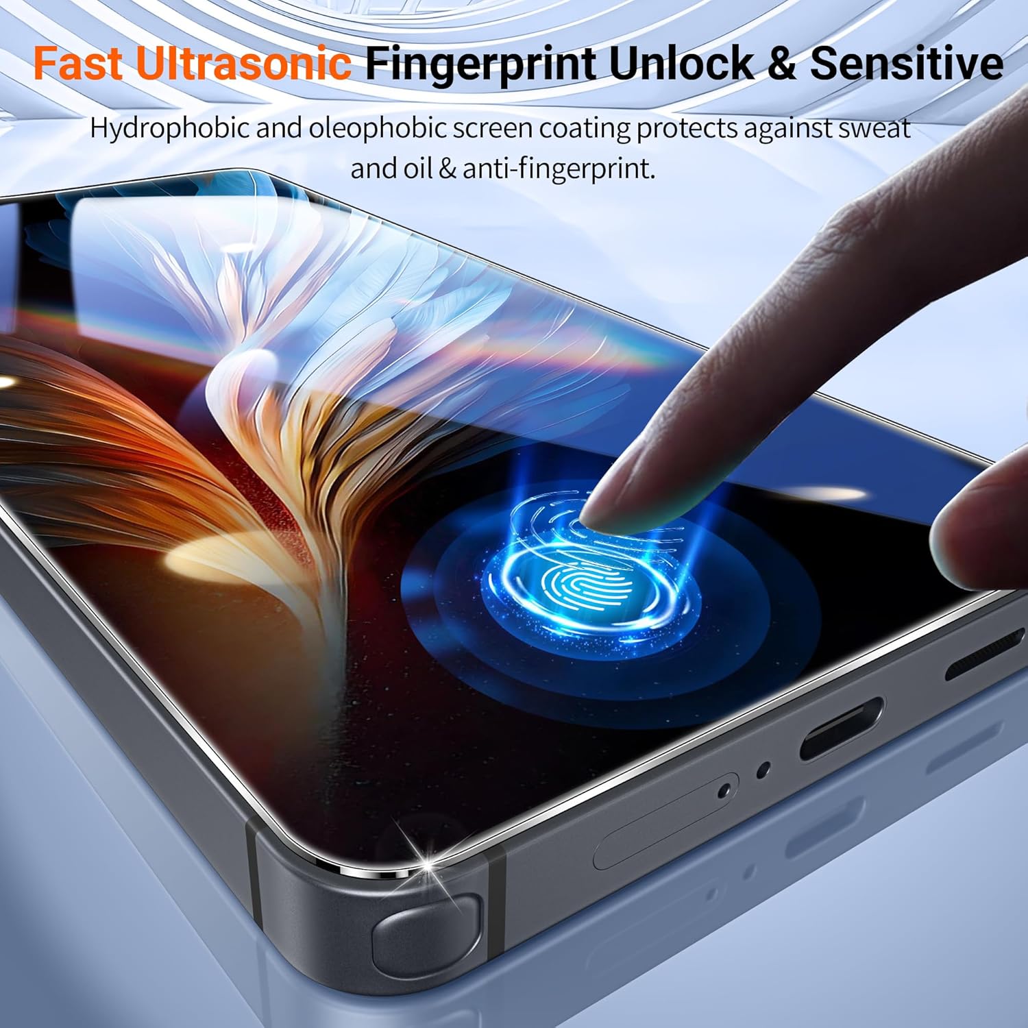 Thumbnail 6 de letosan 3-Pack Tempered Glass Screen Protector for Samsung Galaxy S25 Ultra + 1 Camera Lens Protector Kit