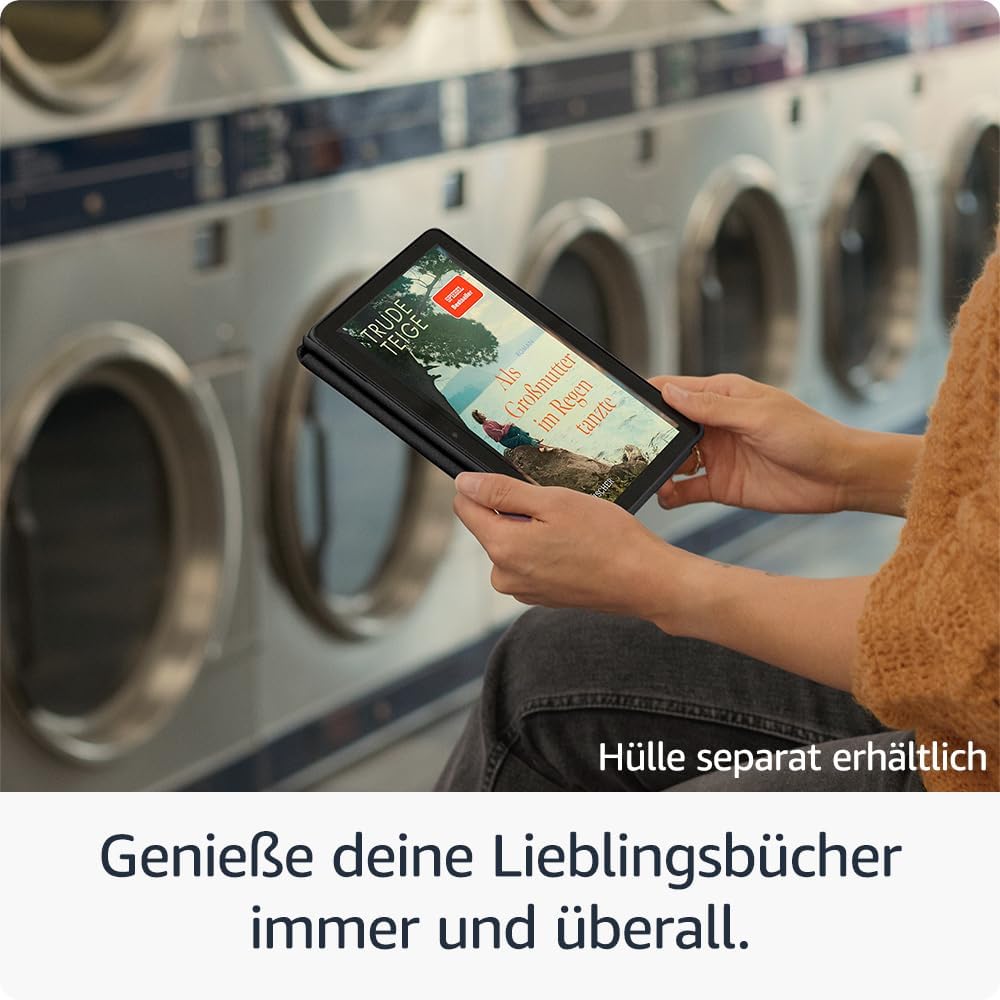 Detalle de Amazon Fire HD 8-Tablet (2024): 8-Zoll-Display, 3 GB RAM, 32 GB Speicher, ideal für Unterwegs