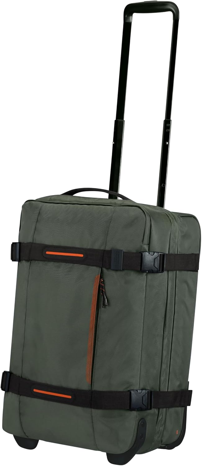 Detalle de American Tourister Urban Track: Bolsa de viaje de 55 cm y 55 L en verde oscuro