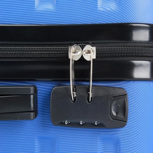 Thumbnail 7 de T-LOVENDO.ES Maleta de cabina para equipaje de mano con 4 ruedas y candado de combinación (55x40x20) azul claro