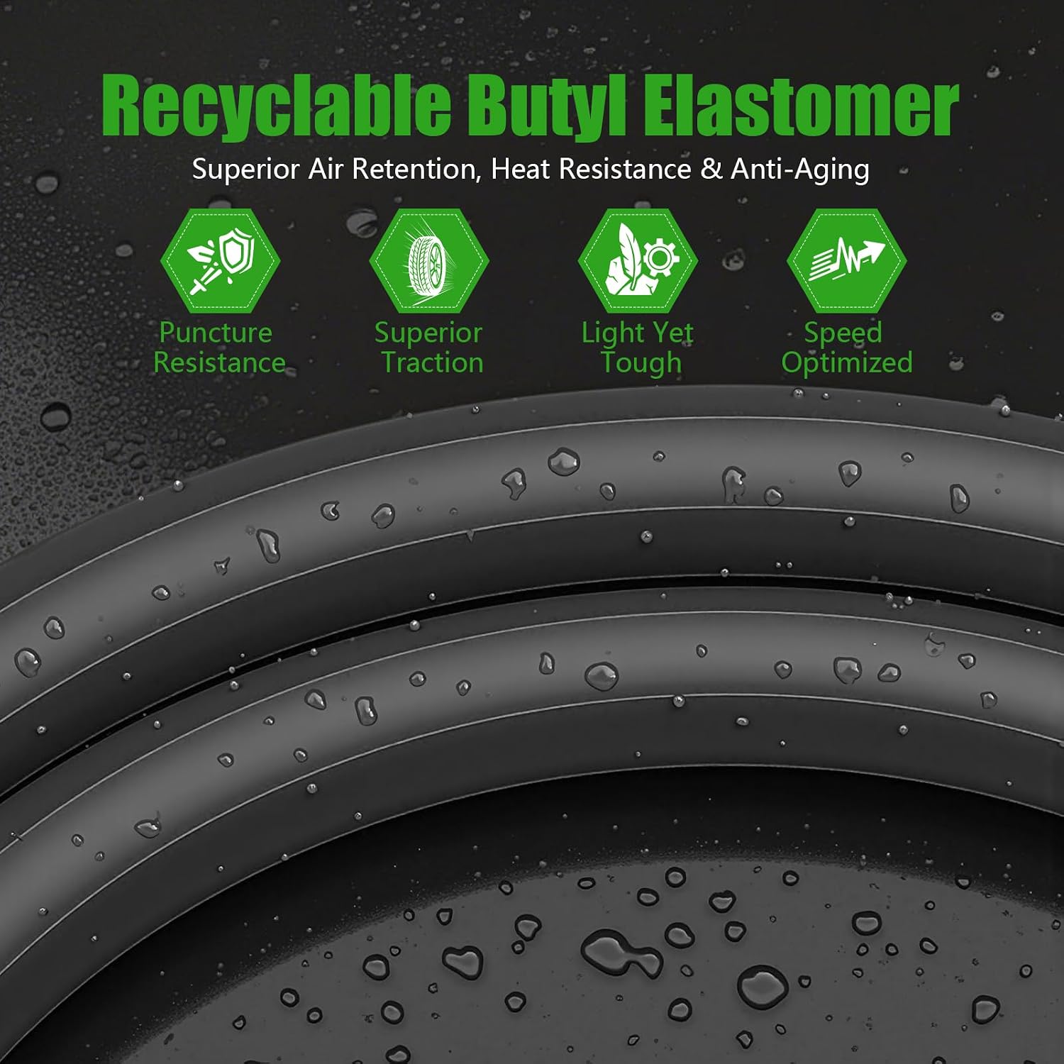 Thumbnail 6 de Kulifoo 26 x 1.95 Mountain Bike Tires, 2-Pack with Tubes and Levers