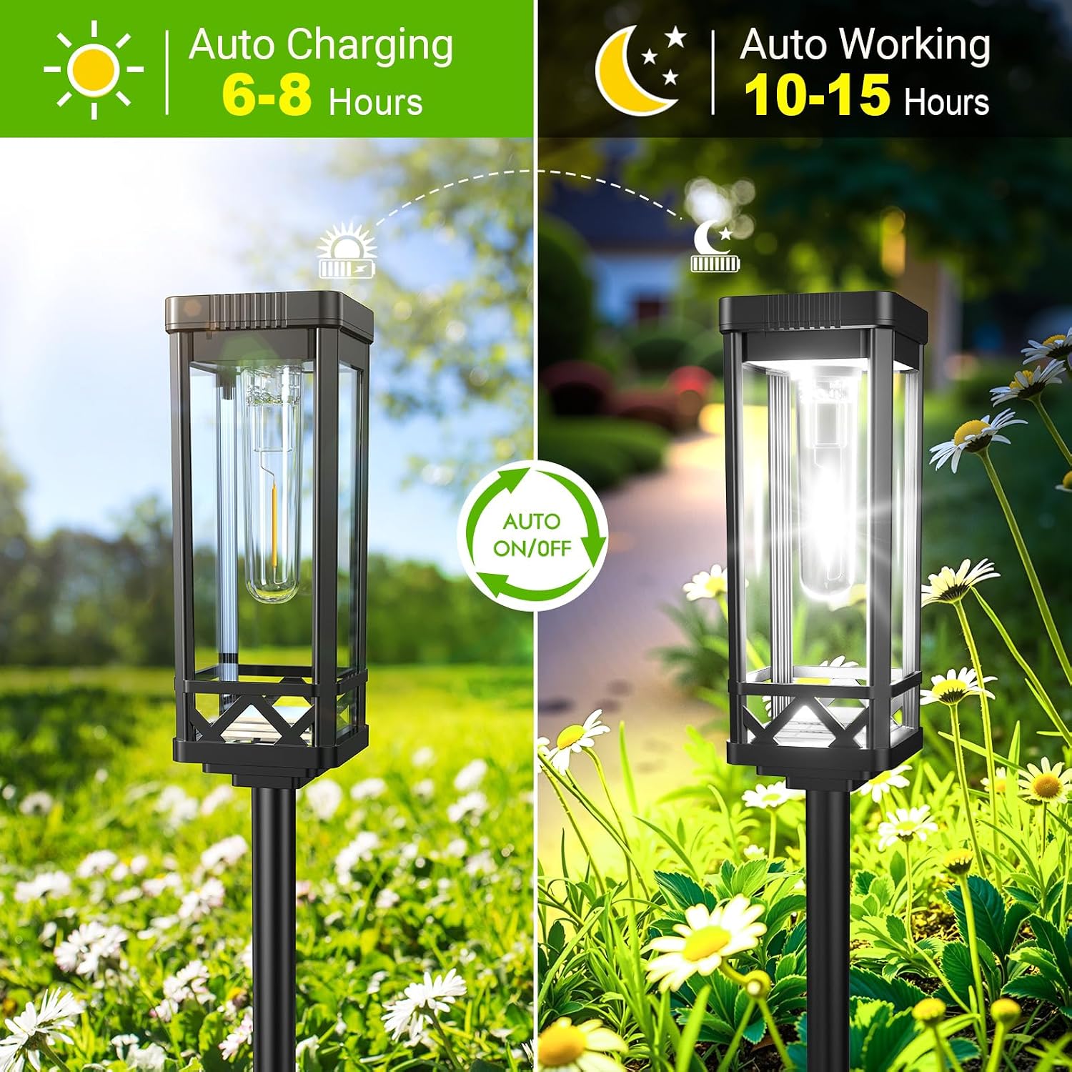 Detalle 2 de KOOPER Solar Pathway Lights 6-Pack
