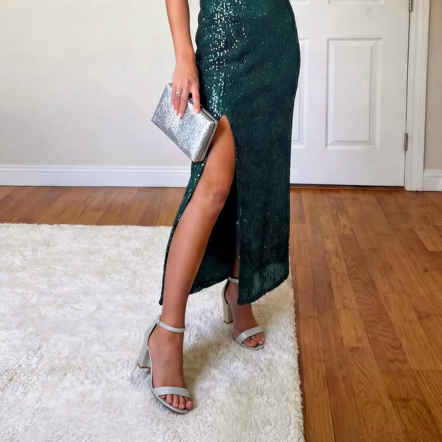 Thumbnail 2 de DREAM PAIRS low block heel sandals for women with ankle buckle