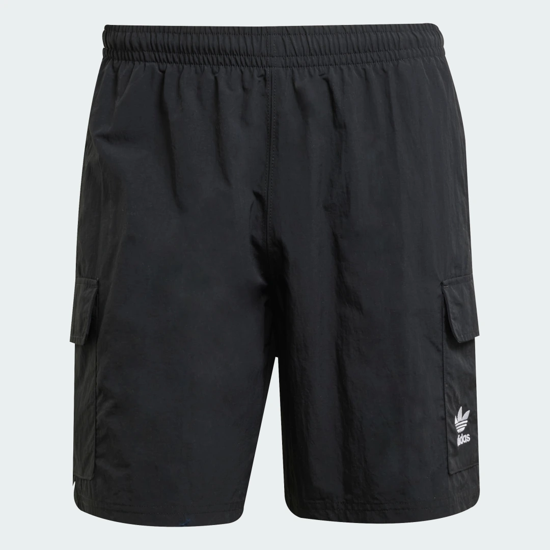Thumbnail 3 de Pantalón corto Trefoil Essentials Woven Cargo de adidas en negro