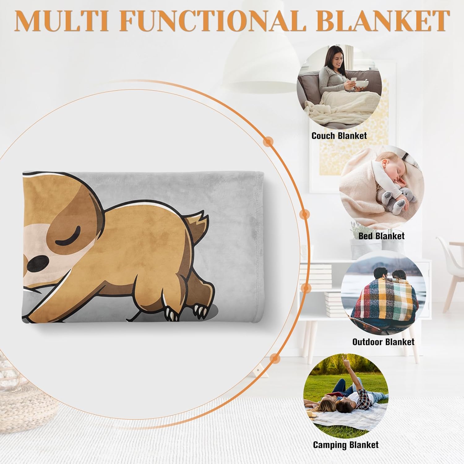 Thumbnail 3 de KAAYEE Mama Geschenk Kuscheldecke