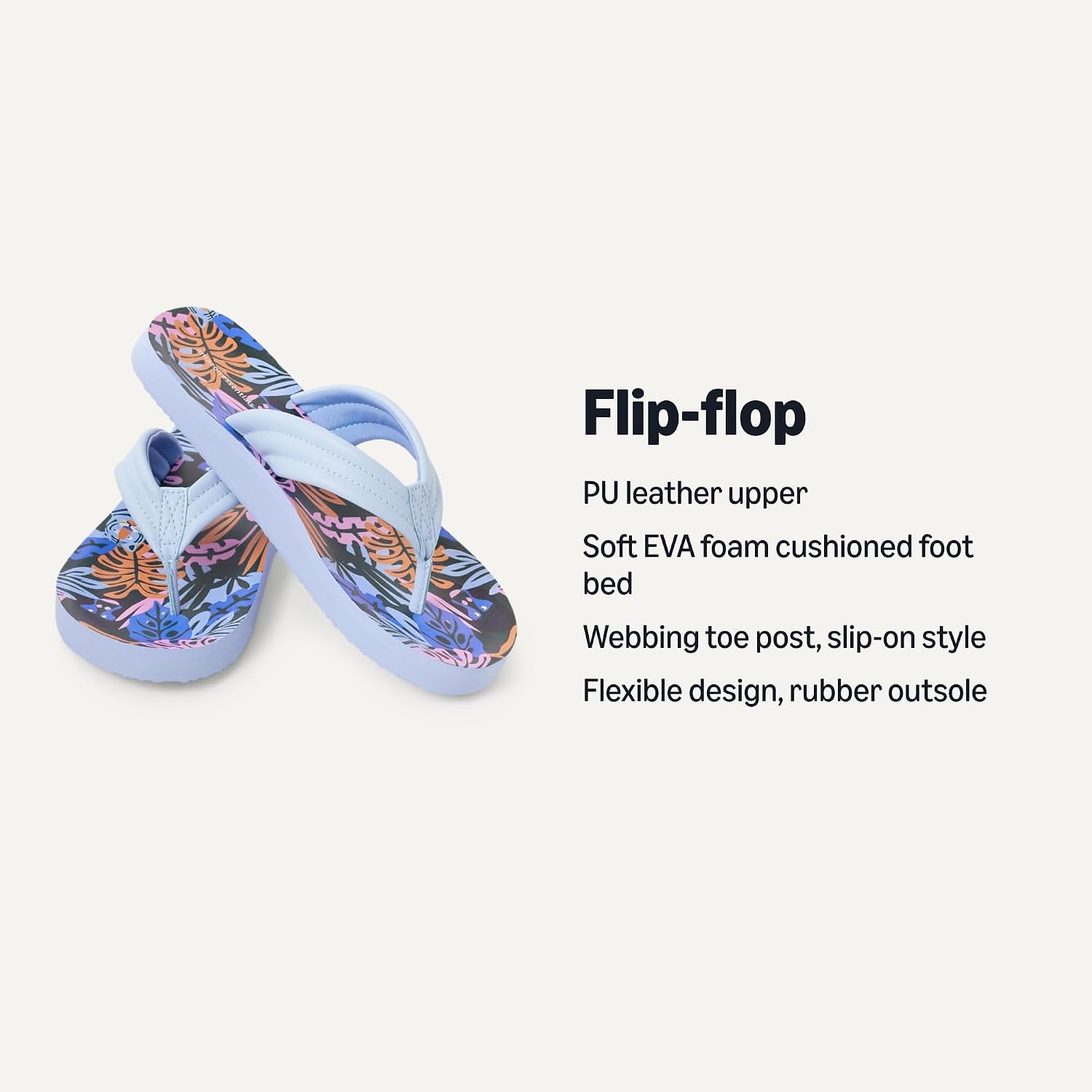 Detalle de Amazon Essentials Unisex Kids' Flip-Flops for Boys and Girls
