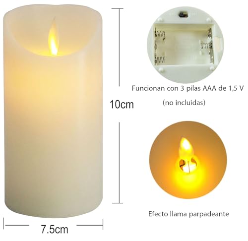 Thumbnail 1 de furein VELAS LED de cera 10x7cm