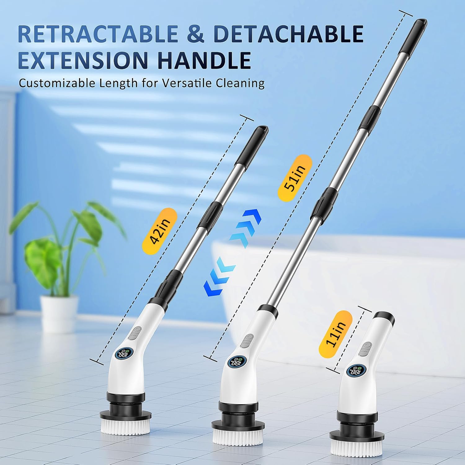 Thumbnail 3 de Electric Spin Scrubber 7-Brush, 2-Speed 🧽