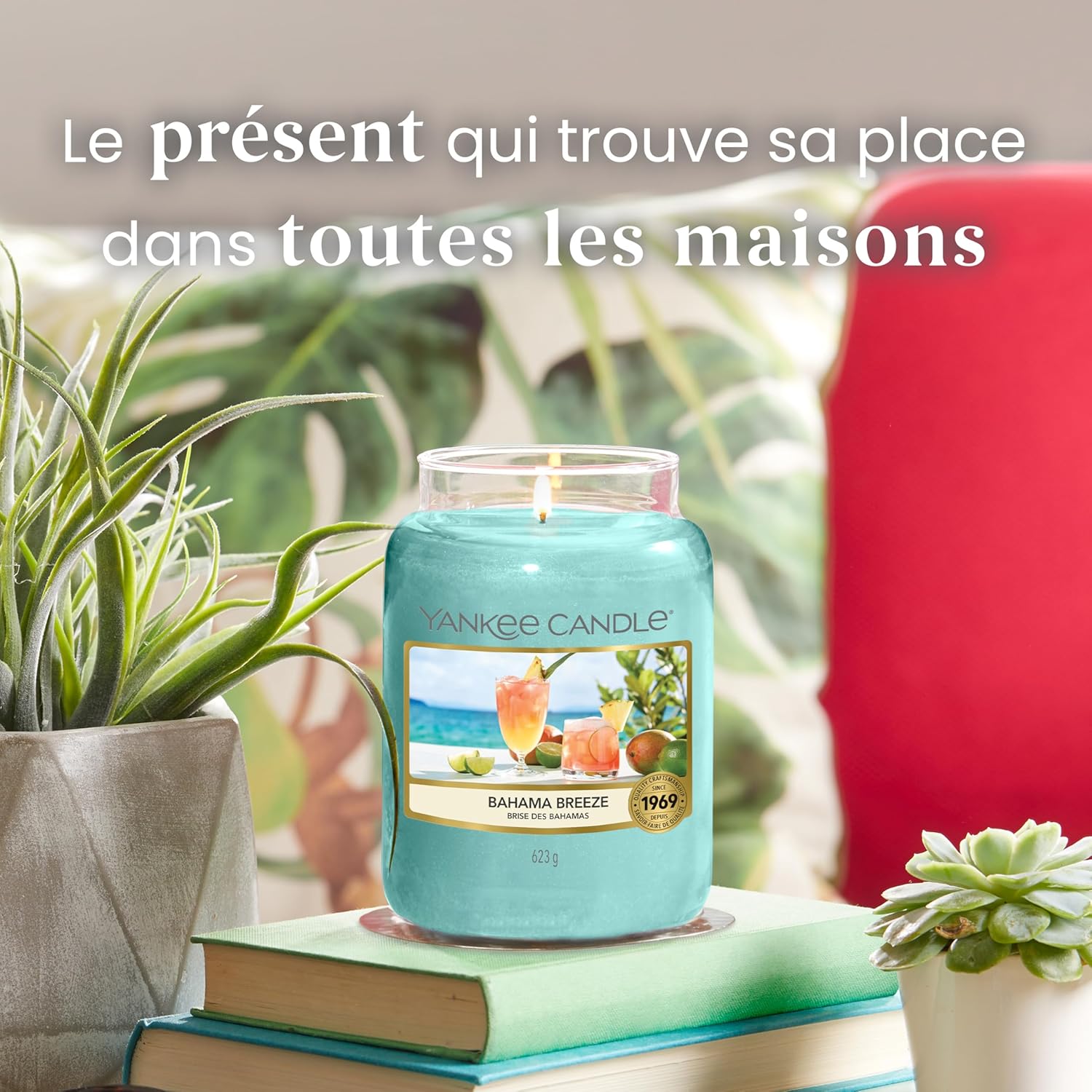 Thumbnail 5 de Bougie parfumée Yankee Candle | Grand pot Bahama Breeze – 150 h, parfum tropical