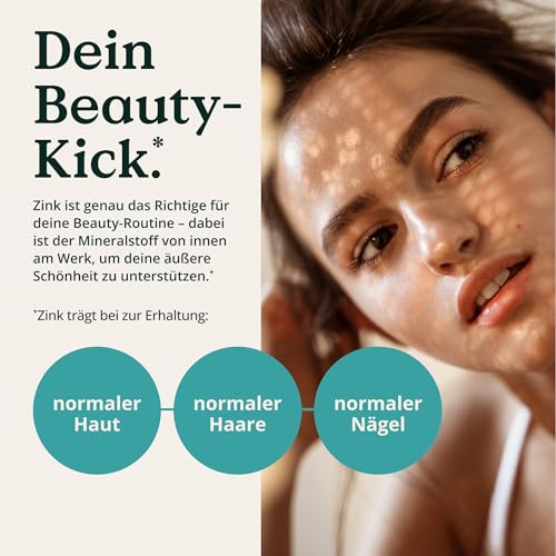 Detalle de NATURE LOVE Hyaluron Kapseln mit Zink – Hochdosiert 500 mg, 90 Kapseln, Vegan & Laborgeprüft