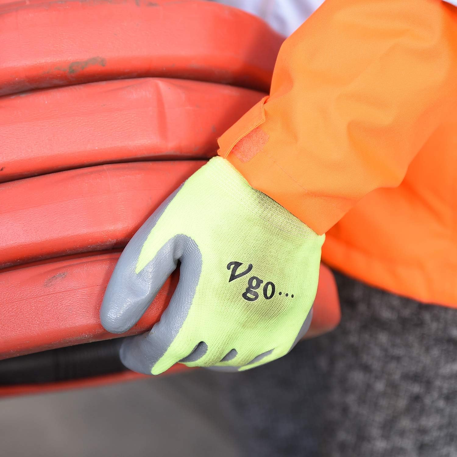 Thumbnail 1 de Gants Vgo… de jardinage et travail avec revêtement nitrile antidérapant – EN388 4121X